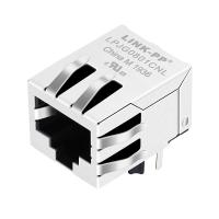 Crics RJ45 LPJG0801CNL RJ45 modulaires gauches simples de HR901131C sans LED Emi Finger