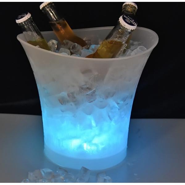 Изготовленной на заказ емкость ведра льда охладителя вина логотипа приведенная Адвокатурой пластиковая акриловая большая