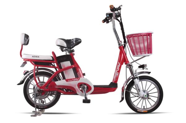 Lady , Students Lithium Bicycle Small Electric Bikes With Removable Battery Box