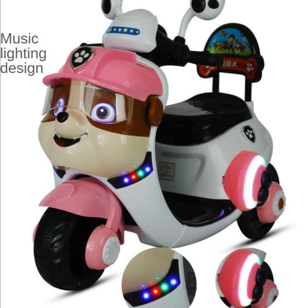 Детский трехколесный мотоцикл со светом и музыкой Время зарядки 8-10 часов