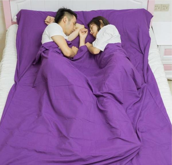 Outdoor Single Camping Envelope Sleeping Bag Liner Mummy Hiking Travel Camp Gear(HT8036)