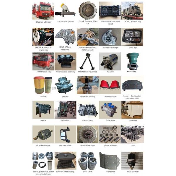 Partes del motor del camión Equipo del motor diesel HW47070107 para SINOTRUK SHACMAN FAW DONGFENG FOTON Camiones y vehículos Tamaño estándar