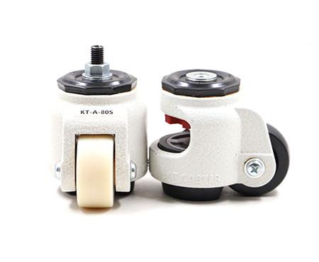 2000kg 72MM self leveling castor wheels For Display Manufacturing Equipment