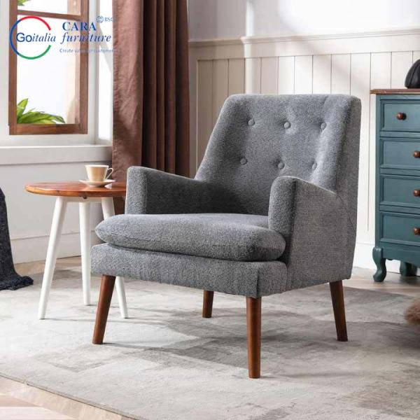 New Designed Modern Style Bedroom Sofa Chair Single Seat  Home Hotel Soft Fabric Fancy Chairs For Living Room
