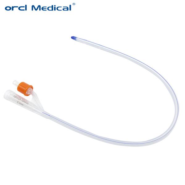Больничный / Домашний уход Силиконовый фолиевый катетер 2 пути одноразовый дрена