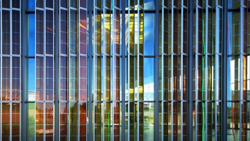 Custom Super Height Clear Super White Toughened Laminated Glass Fins Wall Facades