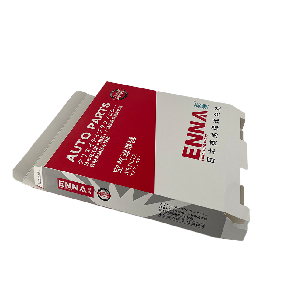 ODM Custom Logo Air Filter Auto Parts Packing Paper Box Packaging Cardboard Box