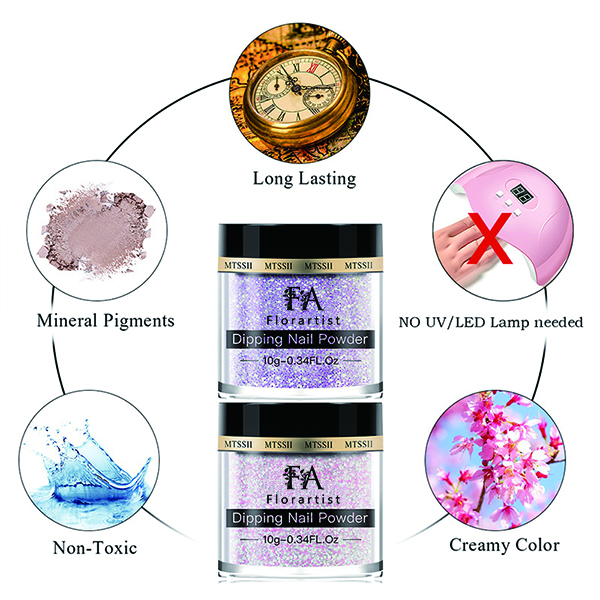 Clear Acrylic Powder Bulk Acrylic Powder Professional Acrylic Nail Powder Polymer for 3D French Manicure Extension Nail