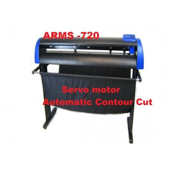 DC Servo Plotter Sticker Cutting Machine , Vinyl Cutter Plotter Printer With Contour Cut