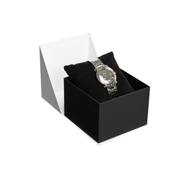 Luxury Art Paper Cardboard Watch Box Embossing  Hot Stamping