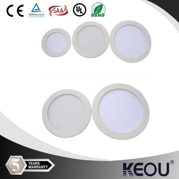 Hot selling 85-265V DC12-24V 120degree CE Rohs approval led panel light Round/Square