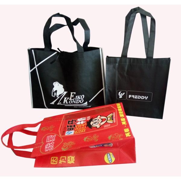 100% Recyclable Non Woven Carry Bags Customerized Color Promotional For Shopping
