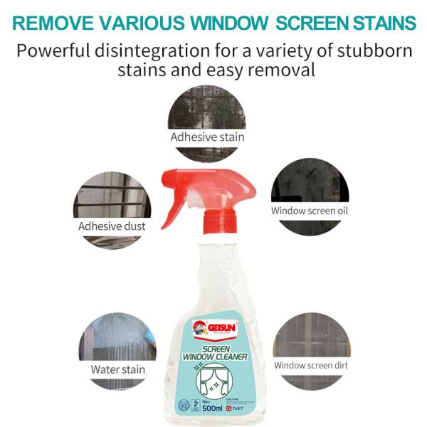 500ml Commercial Household Cleaner Spray Degreaser For Screen Window