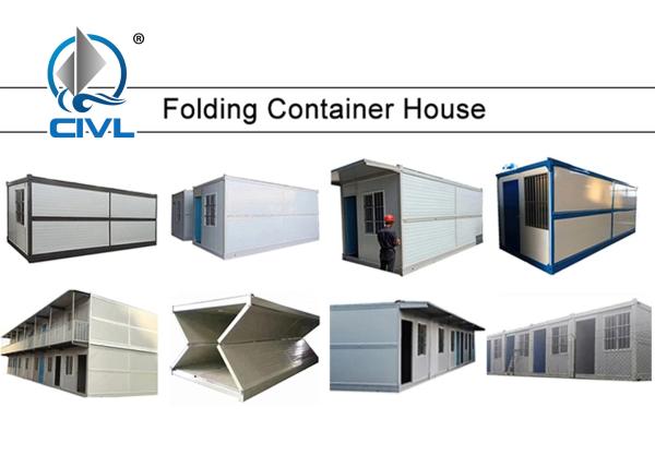 Extended Folded Modern Prefab Houses / Folding Steel Prefabricated House