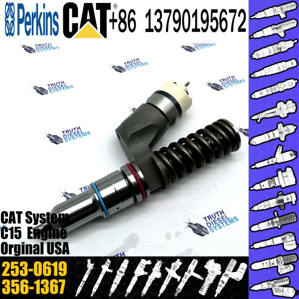 C-aterpillar C15 C18 Diesel Common Fuel Injectors 253-0615 253-0619 for C-at 365C 365C L 365C L MH 374D L excavator