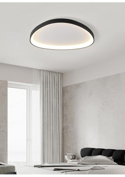 Nordic Bedroom Lamps Simple Modern Recessed Round Led Ceiling Lights Chandelier(WH-MA-243）