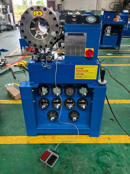 Efficient Portable Hydraulic Hose Crimper Crimping Range 1/4-1.5 6 To 38mm Hyd Hose Crimping Machine