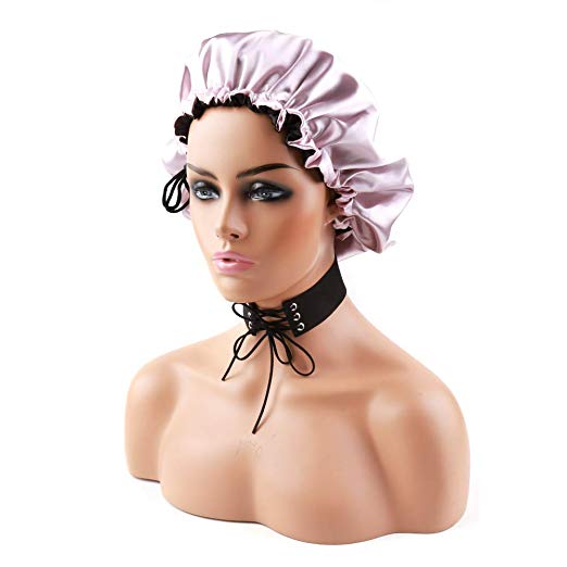 100% Pure Mulberry Silk Hair Cover For Sleeping Plain Dyed