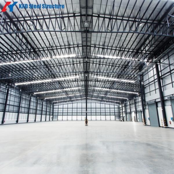 Prefab Steel Warehouse: Large Clear Span up to 60m
