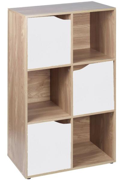 Modern design Living Room MDF Wood portable book shelf furniture