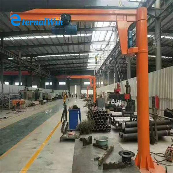 1 тонна 2ton краны кливера качания столбца 360 градусов 3 тонн свободные стоя с электрической лебедкой