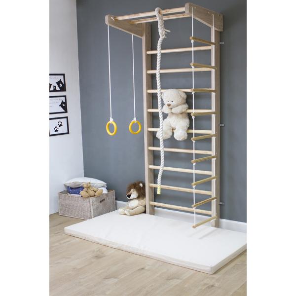 Wooden Height 2300 Mm Solid Wholesale Home Sports Wood Climbing Ladder Complex For Children