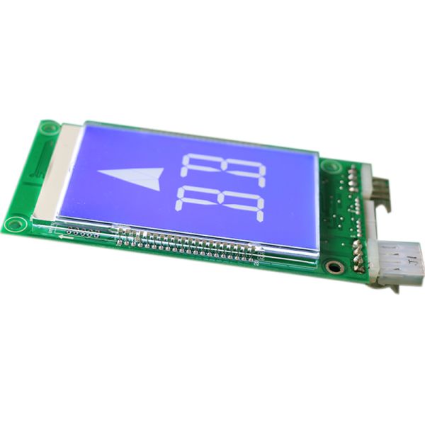 High Quality White LED Light Color Cop Lop LCD Display  Elevator Display Board