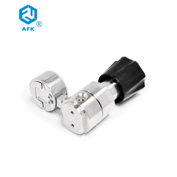 Adjustable Gas Stainless Steel Pressure Regulator Low Pressure 1.6MPa For Helium Nitrogen