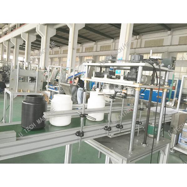 PC Pet Bottle Neck Cutting Machine 3 Meters Conveyor Full Automatic