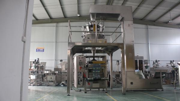 Vertical Powder Filling Line For Granules Product 220V 50Hz Holes Punching
