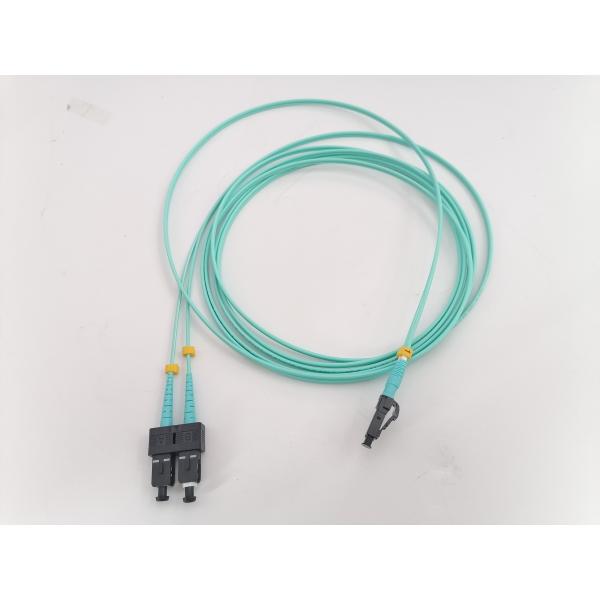 2.0mm 2M OM3 Multimode 50/125um SC To LC Duplex Patch Cord