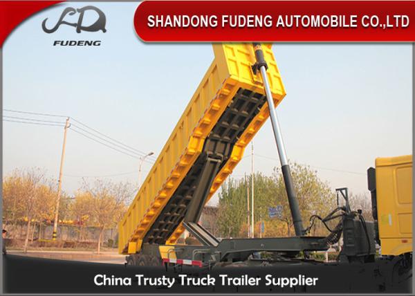 Optional Dimension Dump Gooseneck Trailer With 3 Axle Synchronous Valve 