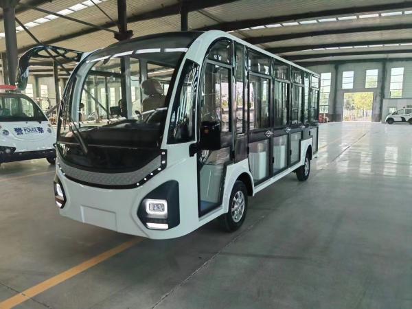 14 Seats Tourist Shuttle Car 4-Wheeled Electric Shuttle City Sightseeing Bus Off Road Tour