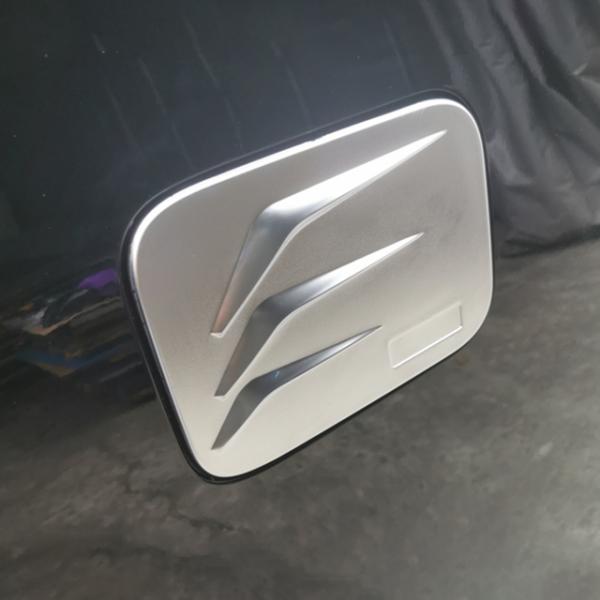 2024 Toyota Alphard Carbon Fiber Chrome Fuel Tank Trim Cover Exterior Accessories OEM