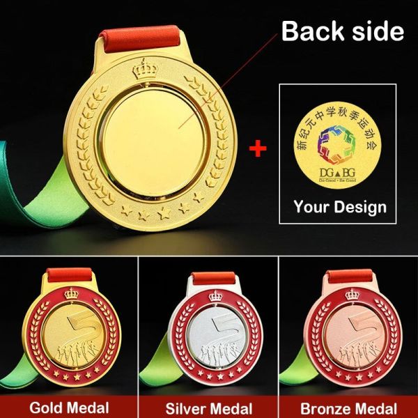 Customized Award Medal with 20mm-80mm Size and 1.5-5mm Thickness for Sports and Promotional Events