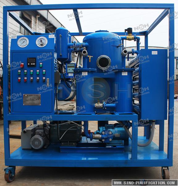 Unidade azul 800-1600KGS da desidratação do vácuo dos sistemas da purificação de óleo/380V 50HZ