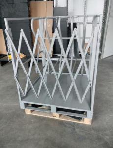 Sleek Metal Foldable Display Racks Retail Store Display Racks Powder Coated AT