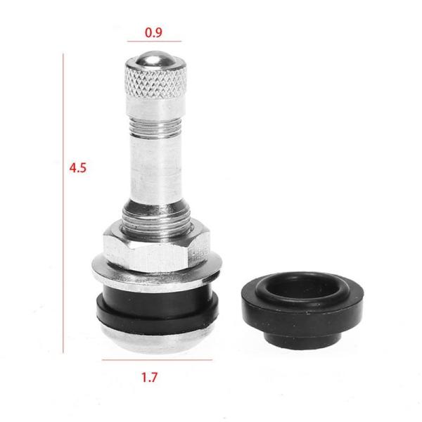Chrome Metal Valve Stems 1.5 MPa Max Pressure Bolt In Style For Car / Truck