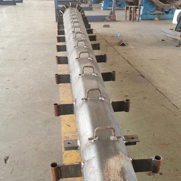 15m Electric Steel Utility Pole Galvanized Steel Tubular Pole For Electrical Transmission