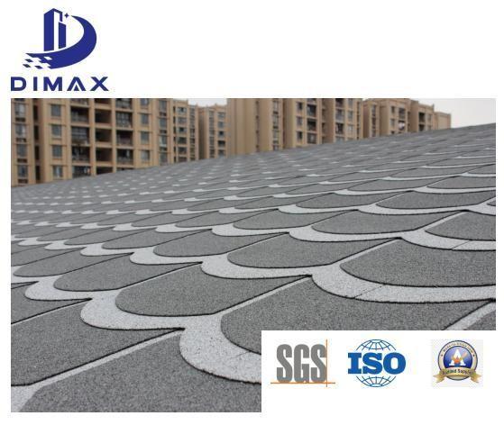 Colored Fiberglass Asphalt Shingles Stone Coated 2layers Roofing Shingles Roof Tile