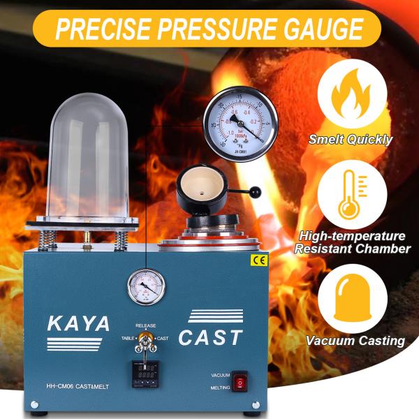 Experience KAYA CAST Jewelry Vacuum Investing Casting Melting Machine For Jewelry Manufacturing