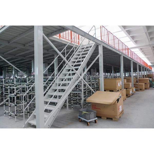 Customized Width and Depth 500kg Load Mezzanine Floor with Solid or Perforated Surface