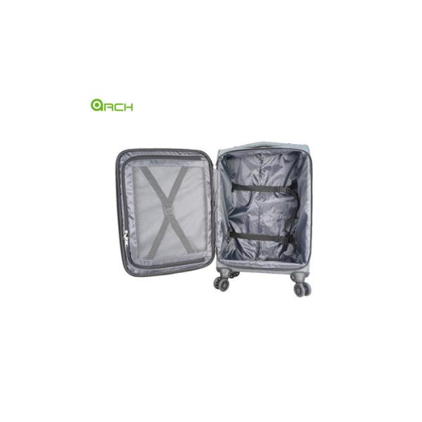 Snow Flake Soft Sided Polyester Luggage with Flight Wheels