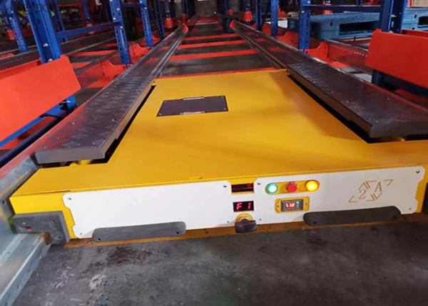 High Density Q235 Steel Pallet Racking Radio Shuttle Shelving Easy Operation