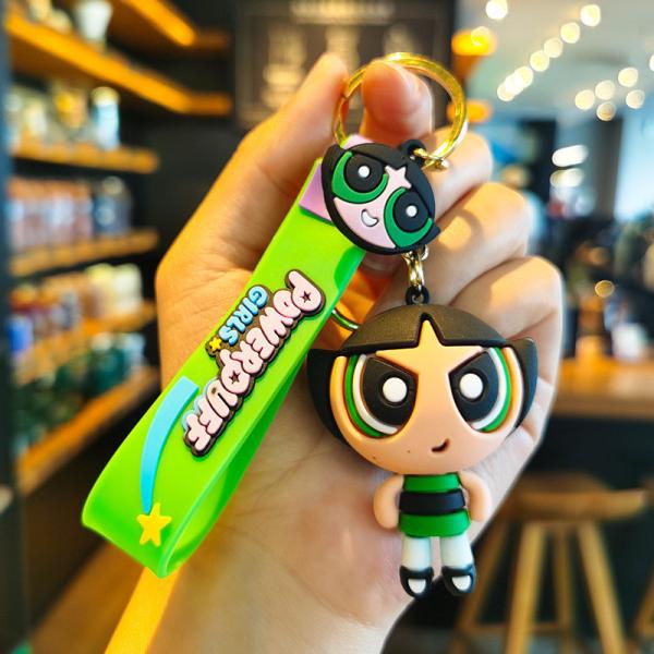 Carrinho portátil Carinhosos Saco Pendente Keychains boneca de silicone com logotipo personalizado aceitável