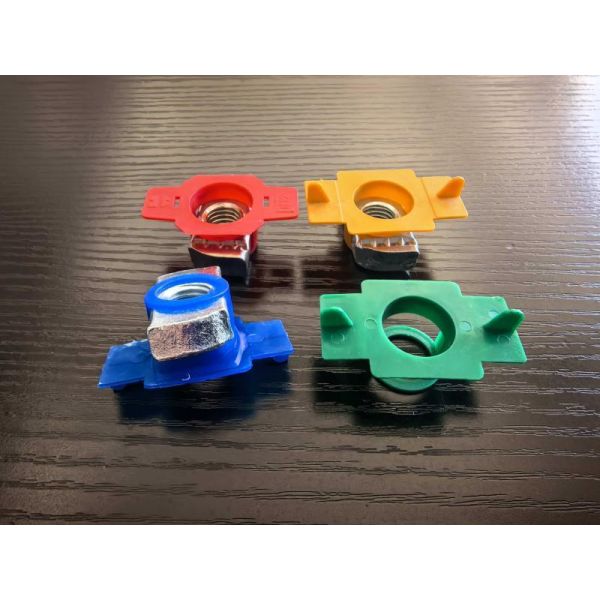 Channel plastic swing nut