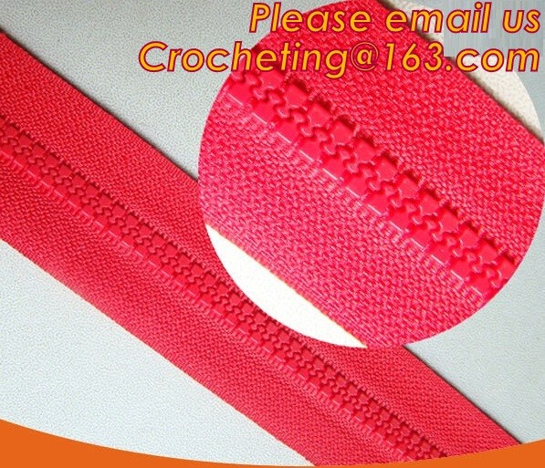 colorful garment pants resin zipper, colorful garment #5 nylon zipper with metal