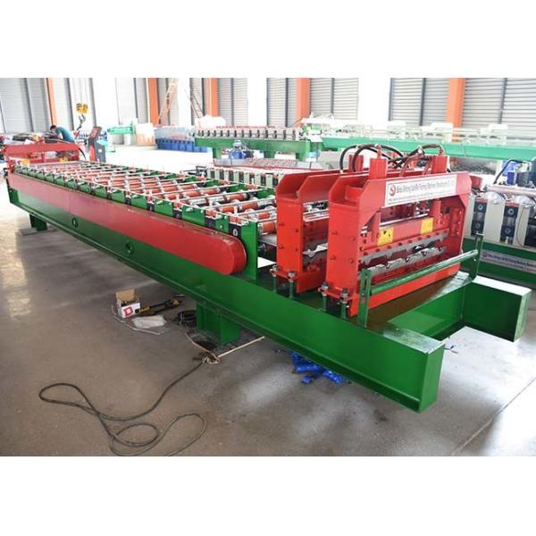 840 Color Steel Roofing Sheet Manufacturing Machine For Flat And Round Roofing
