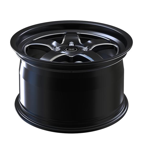 After Market Style Gloss Black Machined 16X7J 5x127 Bolt Size for Jeep Cherokee II (XJ)