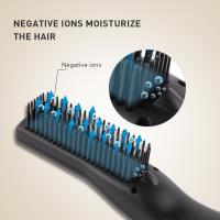 cepillo para hombre de la enderezadora de la barba 25w con el bolso que lleva